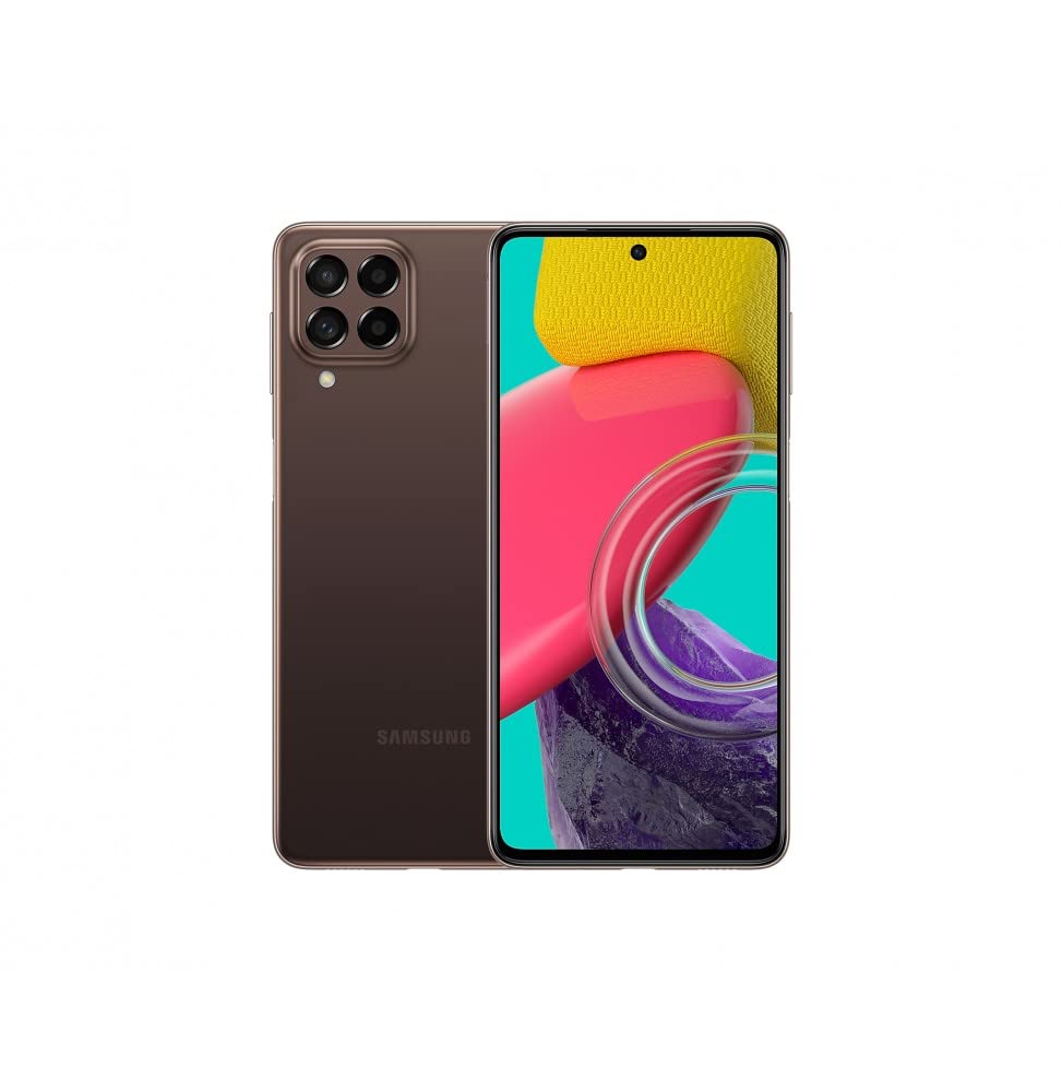 Samsung Galaxy M53 5G Mobile Phone SIM Free Android Smartphone 8GB RAM 128GB Storage Brown [Amazon Exclusive]