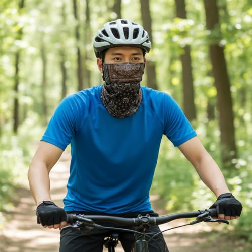 Image of Sun UV Protection Face Cover Scarf Mask Neck Gaiter Breathable Windproof Bandana Neck Gaiters