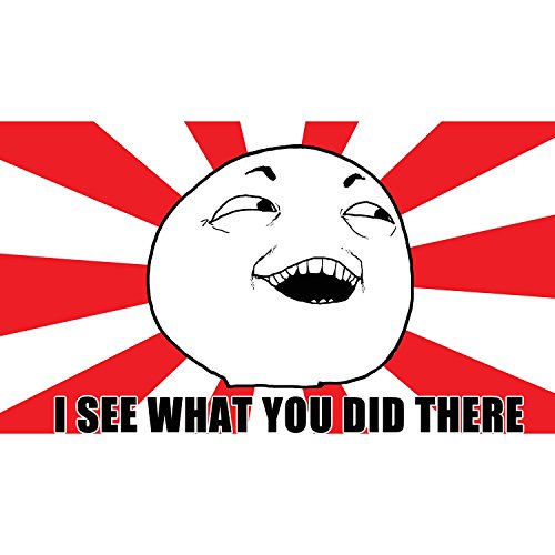 Troll face poster I See What You Did affiche humour internet pour salon original