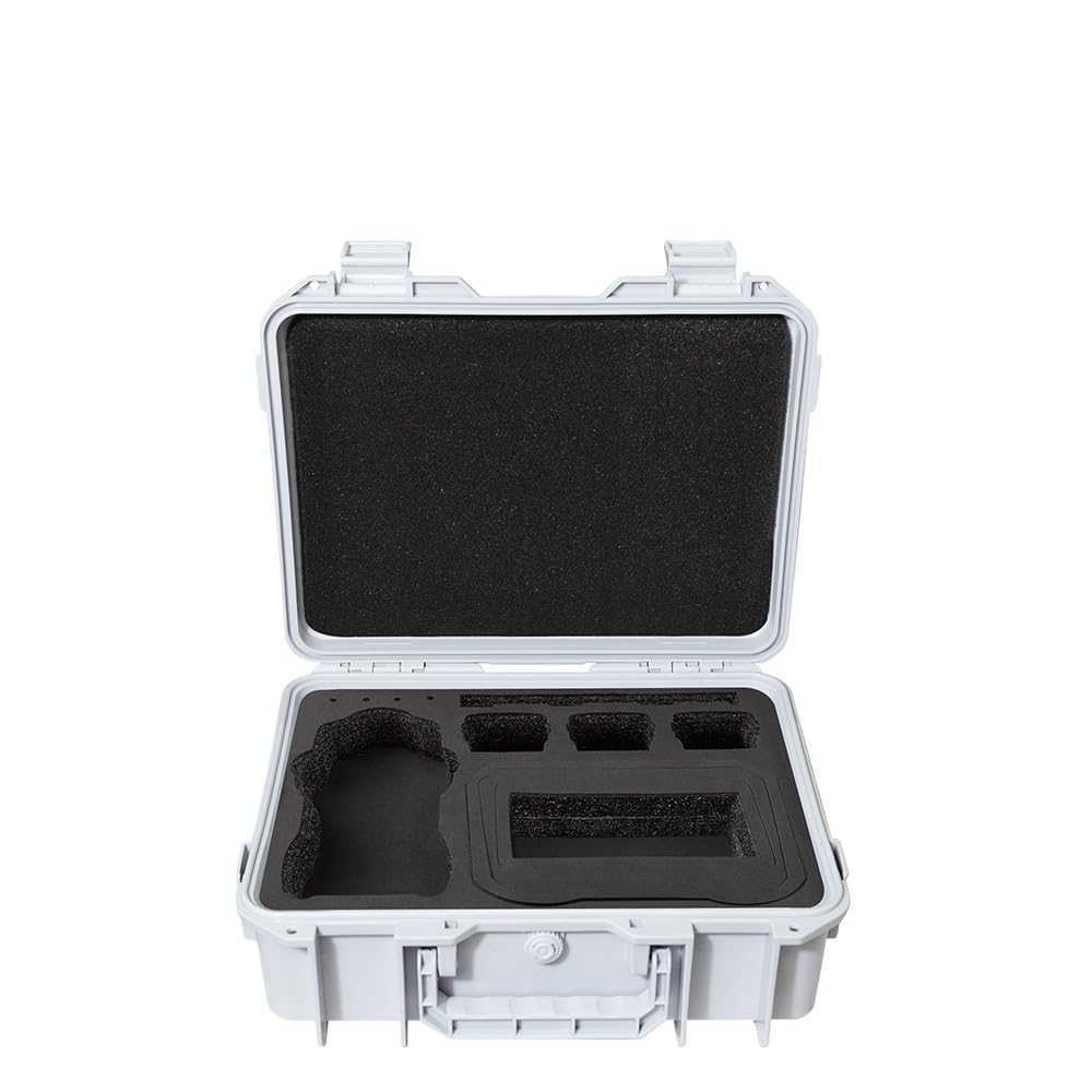 Compatibile con DJI Mavic Air 2S Custodia di archiviazione antideflagrante | Struttura a guscio duro, con cinghia portatile, per conservazione sicura attrezzatura esterna(White with strap)