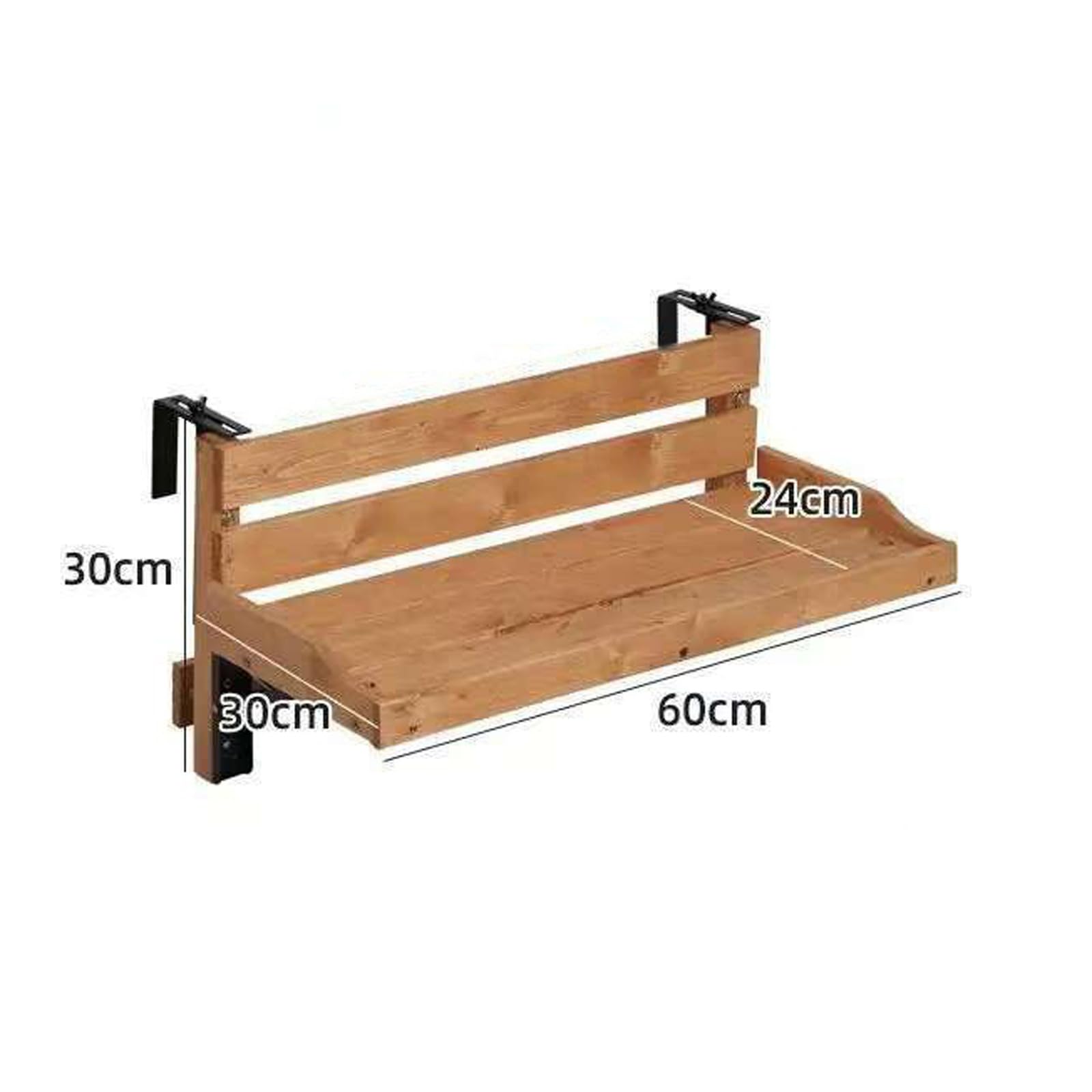Tavolo da Balcone Sospeso,Tavolo Sospeso per Balcone,Tavolo da Appendere alla Ringhiera del Balcone,Tavolo da Balcone Sospeso Pieghevole,Stabile Costruzione,per Piccoli Spazi