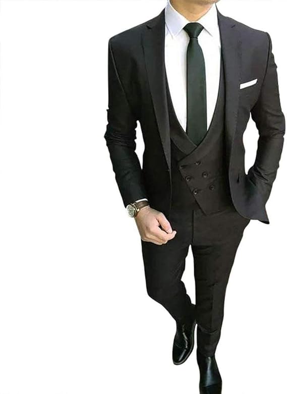 Amazon Co Jp メンズ スーツ スリーピース 3点セット 1つボタン シルエット サラリーマン オールシーズン シンプル ファッション