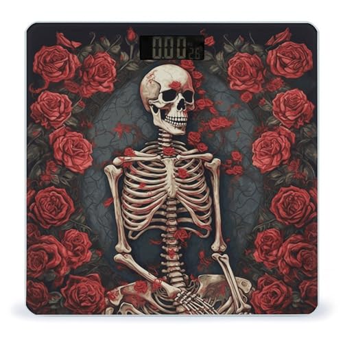 Báscula Digital de Baño Smart Skeleton with Roses miniatura 1