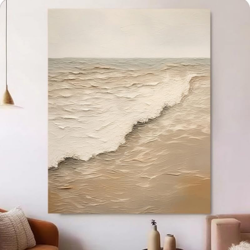 Peinture à l'huile originale sans cadre pour habiller un grand mur de salon