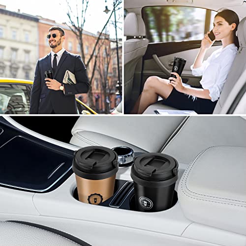 Jovego Termo Taza de Café, 500ml Vaso Termico de Viaje 100% a Prueba de Fugas, Taza de Acero Inoxidable para Beber con… - Imagen 8