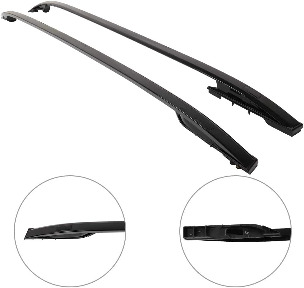 SCITOO Roof Rack Cross Bars Fit For Land Rover Range Rover Evoque 2013-2020 Black 165 LBS