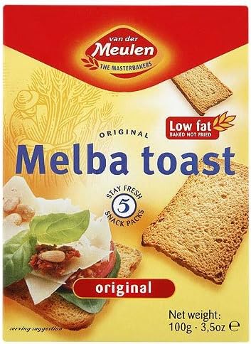 Van Der Meulen Melba Toast Original 200G