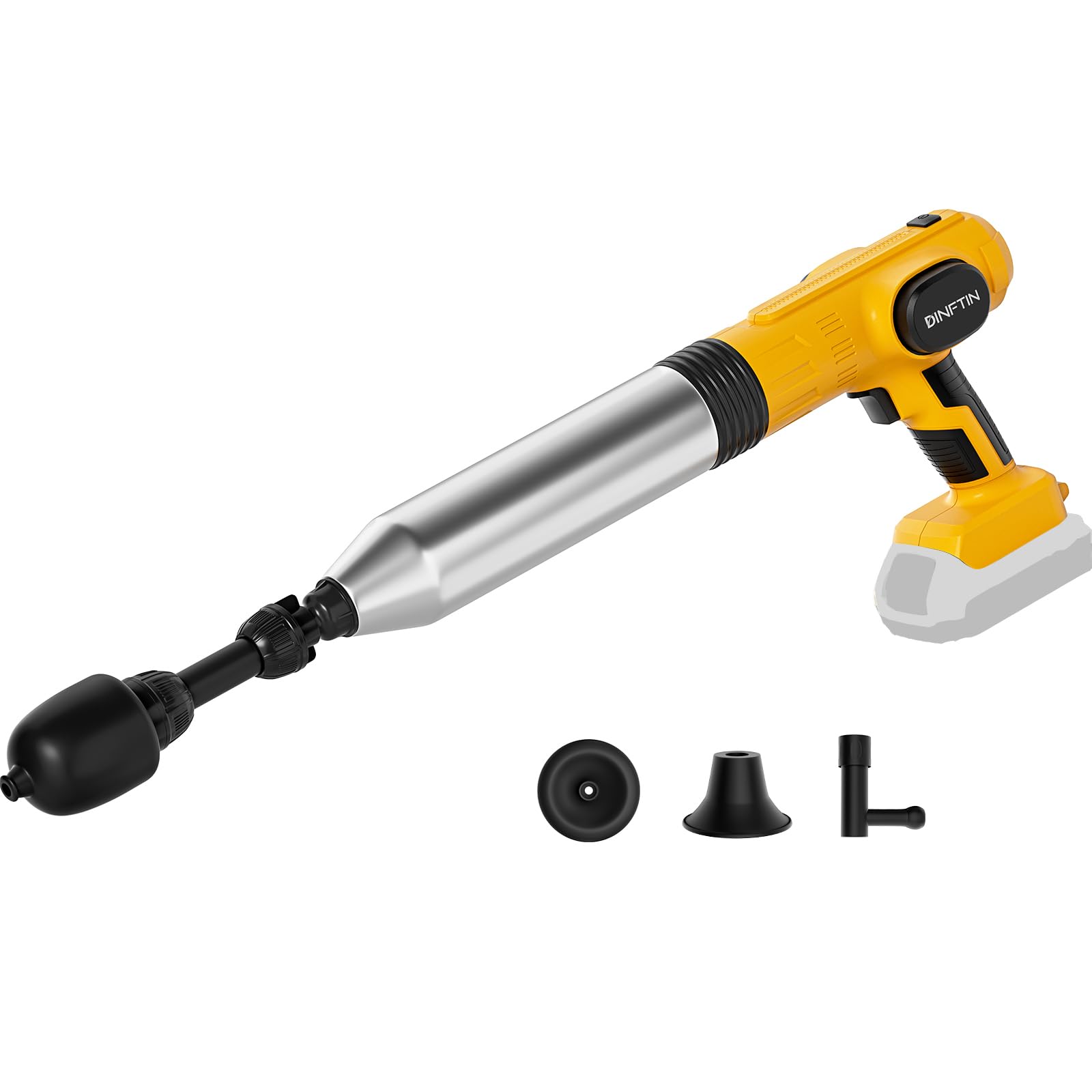 Electric Toilet Plunger Pro Compatible for Dewalt 20V Battery (Tool Only)