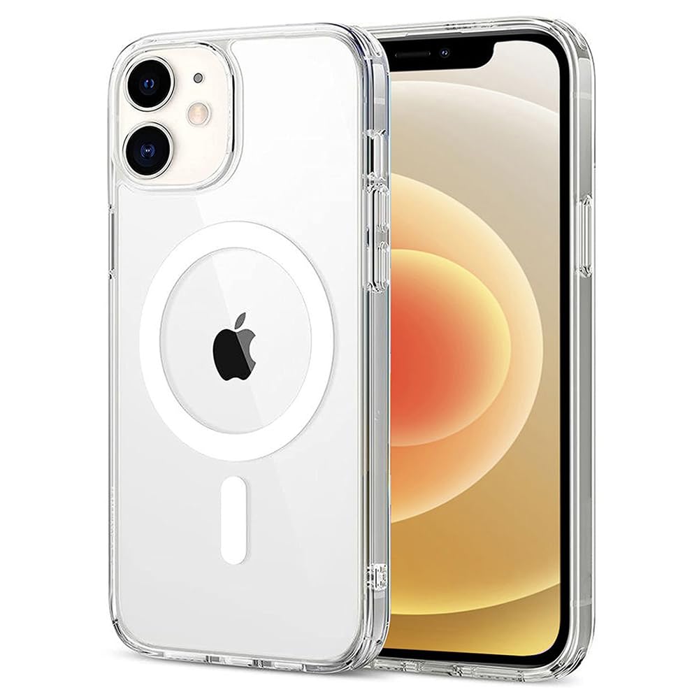 Amazon Brand- Solimo Basic Case for Apple iPhone 12 Mini (Silicone_Transparent)