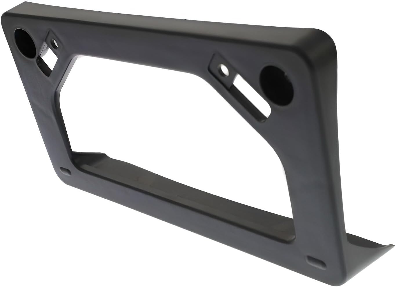 I-Match Auto Parts Front Bumper License Plate Frame Mounting Bracket Tag Holder Black Textured Plastic for 2010 2011 Toyota Prius 5211447070 TO1068111
