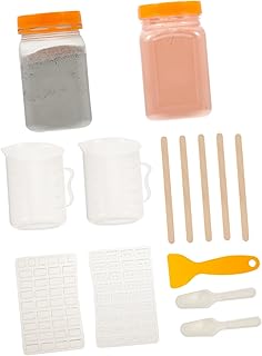 VILLCASE 1 Set Brick Mold Set Silicone Gummy Molds Cake Decorating Set Craft Sets for Kids Architecture Brick Mini Bricks for Crafts Miniature Model Brick DIY Brick for Sand Table Fudge