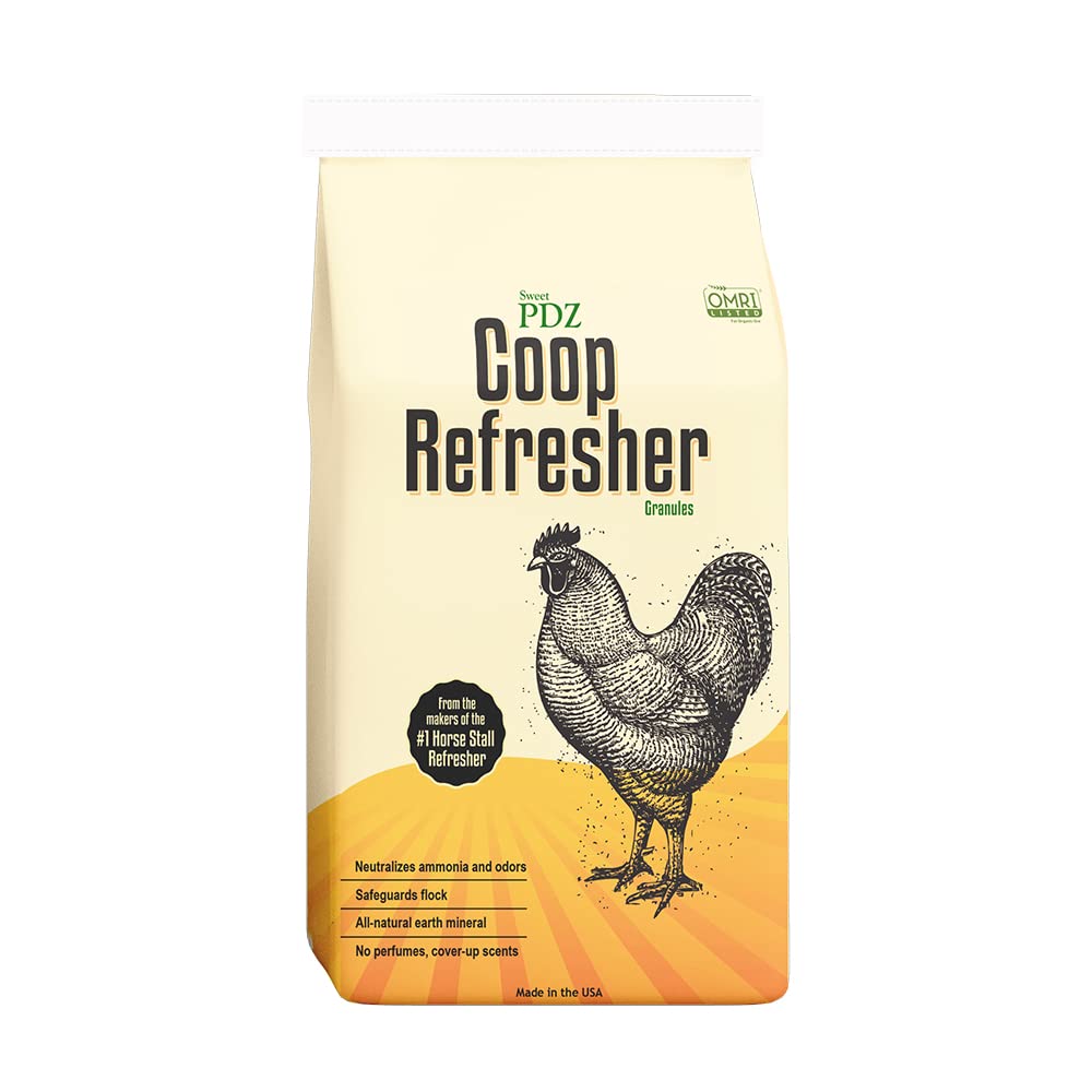 Coop Refresher - Zeolite Odor Eliminator - Essential Chicken Coop Accessory - 10 lbs