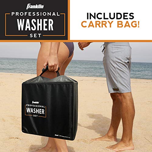 Image of Franklin Sports Washer Set - (2) 12 inch x 12 inch Folding Targets - Portable Fun - Perfect for Beach, Tailgating, Parties - Replacement Bottle Cap Washers