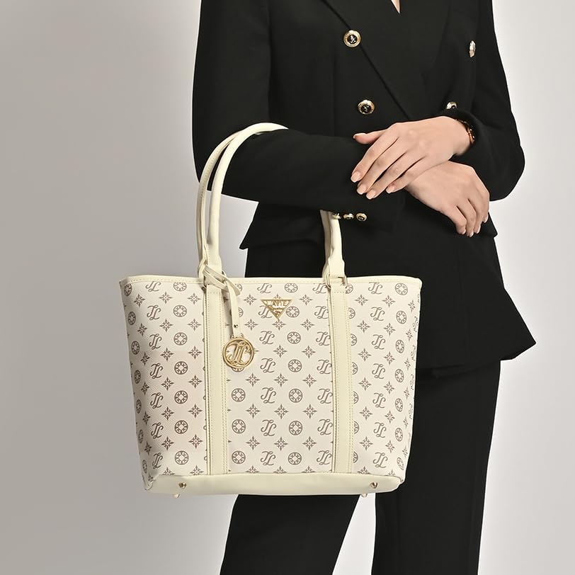 Image of Lavie Signature Women's Mono Shelton Tote Bag | Tote Handbag for Work | Ladies purse | Stylish Shoulder Bag | Gift for Women