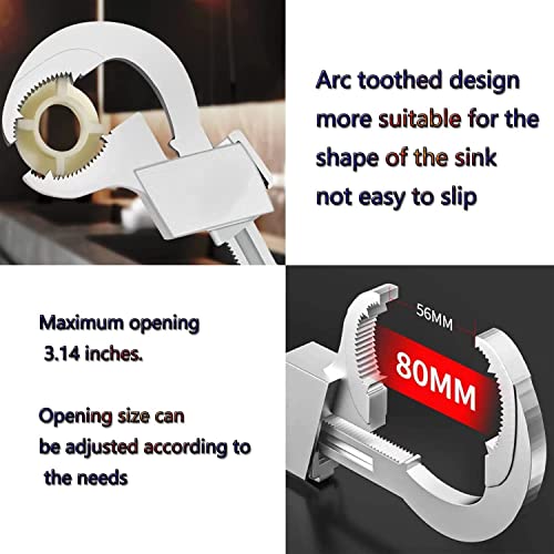 Zmured Tap Wrench Universal Adjustable Double Ended Wrench Set，Locking Adjustable Wrench For Plumbers, Faucet And Sink Wrench Installation Hand Tools #TOP5