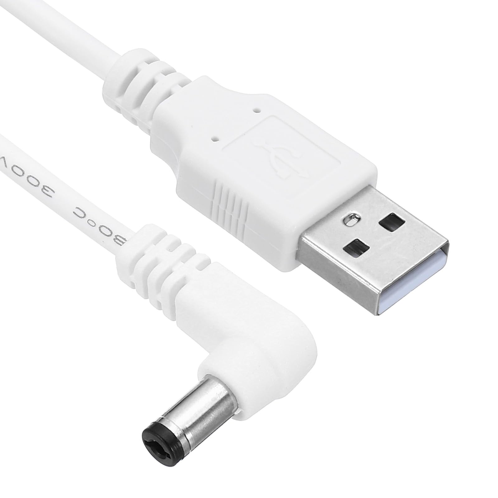 DZYDZR 2 Cavi Di Alimentazione Da 5 V USB A DC 5 V – USB A 2,1 Mm/5,5 Mm Cavo Adattatore 1 M/3 Ft Bianco - Foto 10