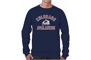 Wright & Ditson Adult NHL Gameday Avalanche Crew Neck Sweatshirt
