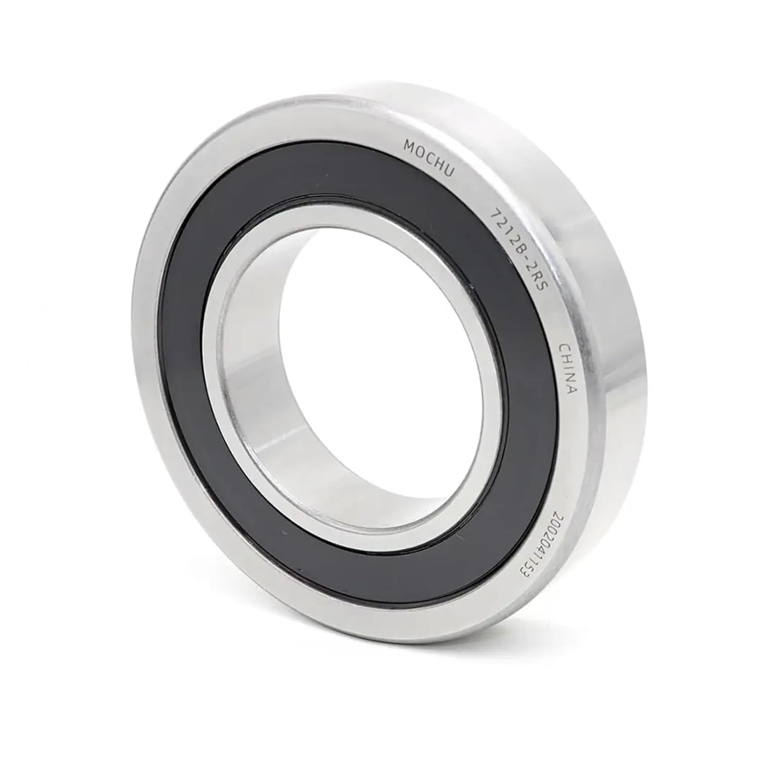 1個 7212B-2RS 60X110X22 7212B 7212-B-2RS-TVP P6 ABEC-3 アンギュラーボールベアリ