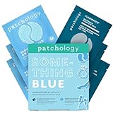 Patchology Bridal Shower Gift Box – Something Blue Cooling Under Eye Patches for Brides & Bridesmaids, Depuffing & Firming Gel Masks with Peptides & Bakuchiol – Wedding Skincare Gift Set