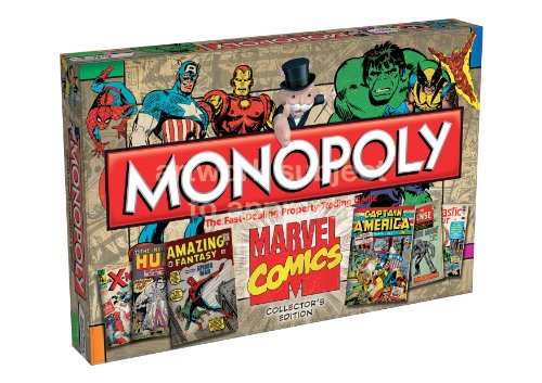 Monopoly Marvel Comic Books Brettspiel 1st Edition Covers *Englische Version