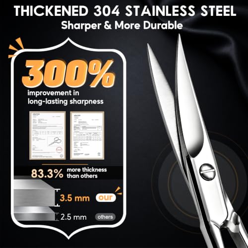 Professional Nose Hair & Eyebrow Scissors - image 5