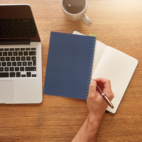 Thenshop 5 Stück A6 gelbe Bleistifttafel, wiederverwendbares Notizbuch, Zubehör, Flexibilitäts-Layout-Raster, Tafel mit Linealskala