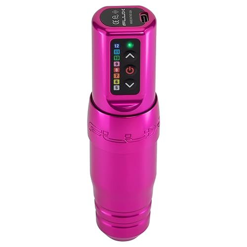 Miniatura 5 de Máquina de tatuaje inalámbrica Flux S con 1 PowerBolt - Gunmetal - Lápiz de tatuaje para labios y delineador de ojos Microblading, incluye 1 fuente