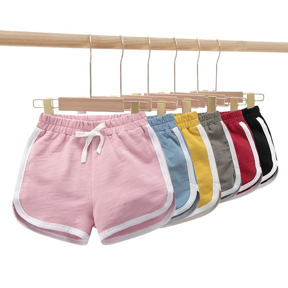 FedMois Shorts en Coton Garçon Fille, Lot de 3