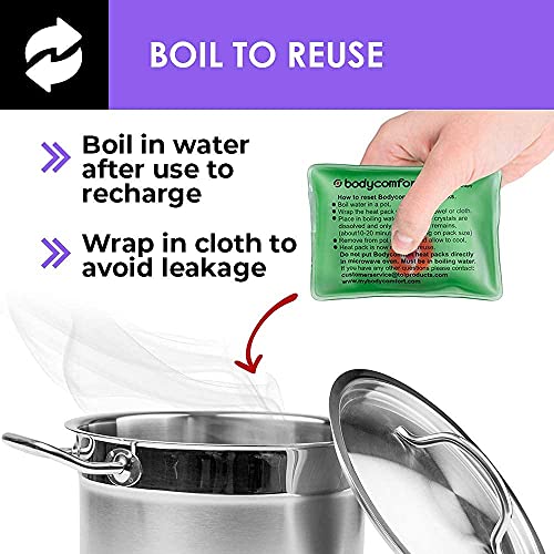 Body Comfort Cold And Click Activated Heat Packs (4 Pieces) - Cold & Heat Therapy For Injuries, Sore Muscles, Stiffness, Aches & Pains - Lavender, Mint And Unscented… #TOP6