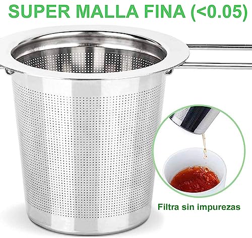 Recopilación de Coladores de té con asa disponible en línea. 10 Coladores de té con asa marca U Chef (3)