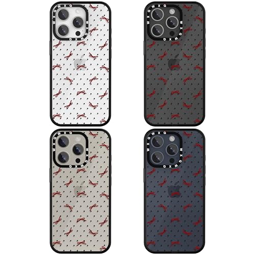 WXQWXQ for iPhone 15 Pro Case Cute Polka Dot and Bow Pattern Phone Cover by WXQWXQ - Used condition - Image 3