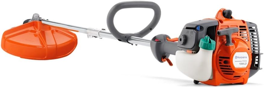 HUSQVARNA Renewed 128LD 28cc 2 Stroke Gas Powered Line Grass Lawn Trimmer Straight Shaft (Renewed)