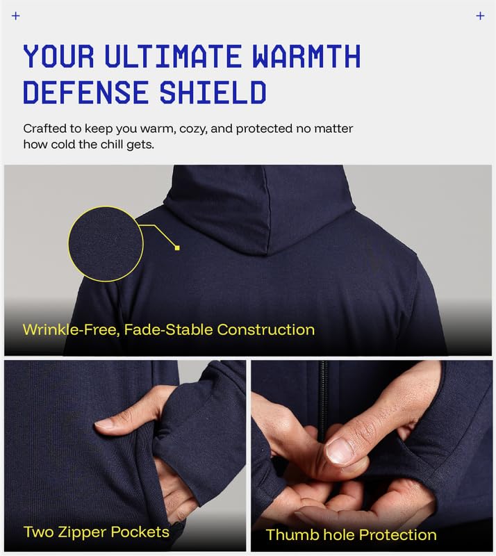 Image of BLUE TYGA Anti-AC Thermal Jacket Pro - Winter Jacket with Ultra-Lightweight HeatTrap Technology for Office, Flight, Travel & Indoor Cold Weather