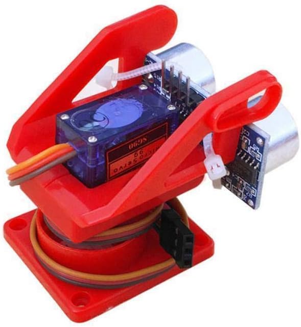 Ultrasonic Module + Servo RC Robot Arm Airplane Remote Control Red