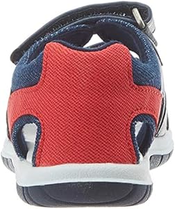 Chicco, Oley Sandaal Voor Pasgeborenen, Verstelbare sandalen met dubbele klittenbandsluiting Kind 0-24, Blauw, 19