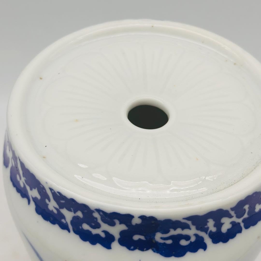 陶器の枕（陶枕）寿福の文字　染付花模様　中央が凹んだ形状 Amazon｜徳福 陶器枕 花模様 寝心地良い フィット感｜枕 オンライン通販