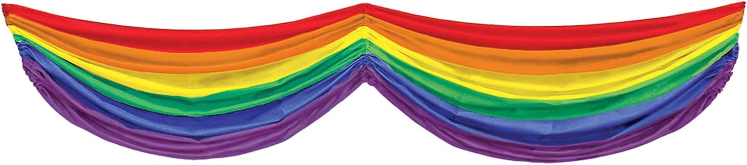 Rainbow Fabric Bunting