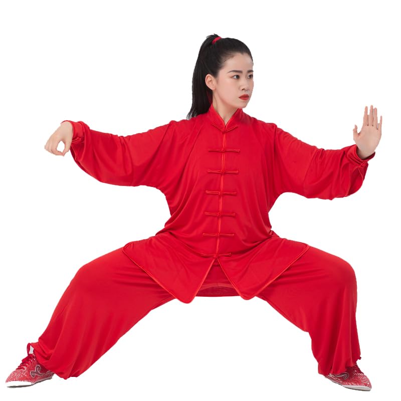 Tuta da Kung Fu unisex da uomo, per arti marziali, divisa tradizionale Taichi