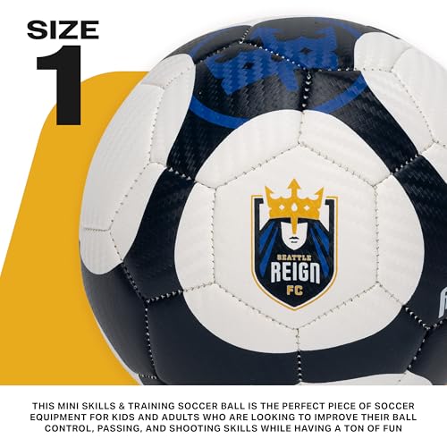 Franklin Sports NWSL Soccer Ball - Mini Size 1 - Seattle Reign - image 2
