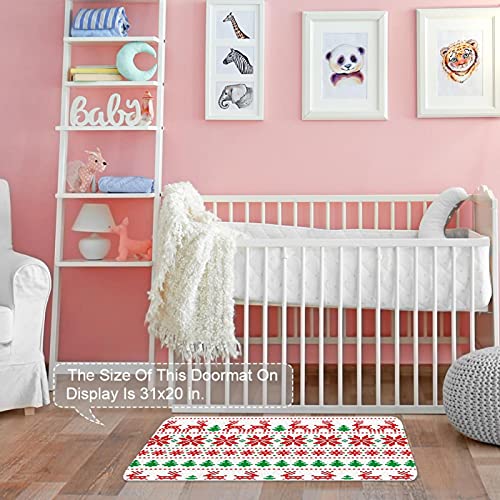 Felpudo navideño absorbente y lavable para exterior 7