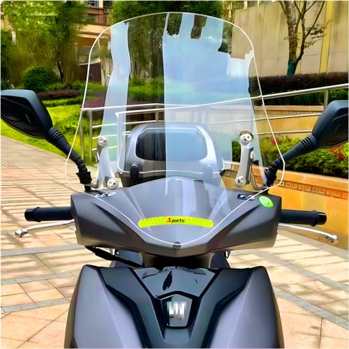 クリア風防 バイク用 Amazon | バイク用スクリーン シールド 原付 ウインドシールド クリア
