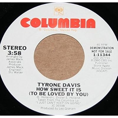 how sweet it is (to be loved by you) / same 45 rpm single