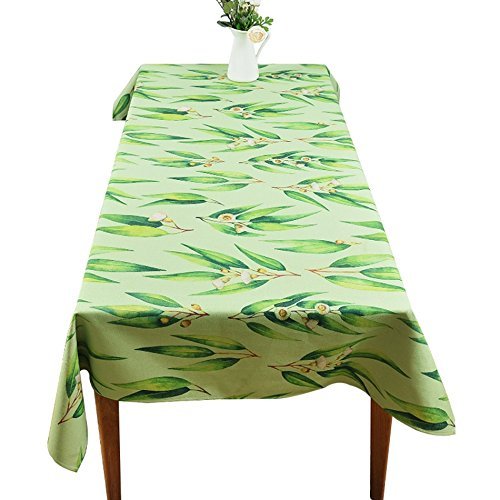 MU Mesa de Comedor de Estilo Europeo con Mantel de Estilo Mantel Mantel Retro Restaurante de Tienda de Pasteles Mantelería de Tela Mantel de decoración Verde Mesa de café sin Olor Tap