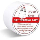 (3' x 30 yaeds roll ) Cat Scratch Deterrent Tape - Clear Double-Sided Cat Training Tape,Stop Cats...