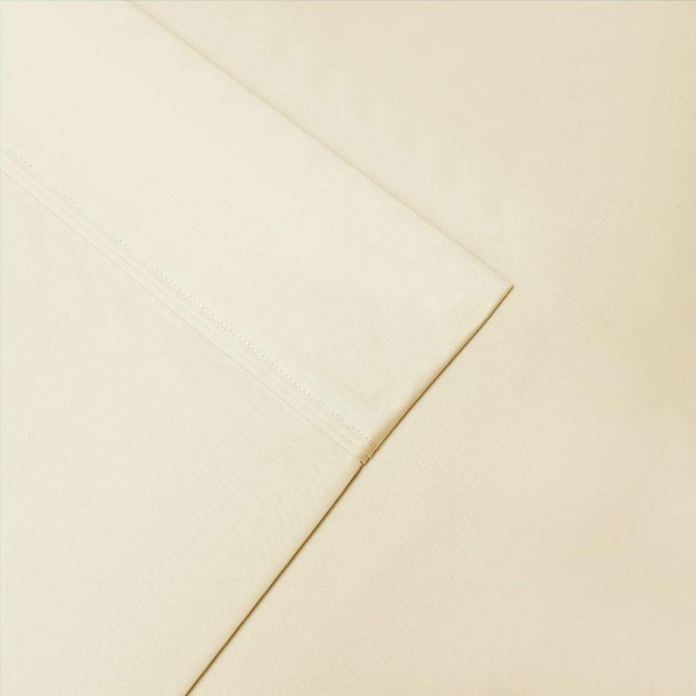 4 Piece Modern Contemporary Egyptian Cotton Sheets Deep Pocket Fully Elasticized Fitted Sheet 1200 Thread Count Sateen Sheets