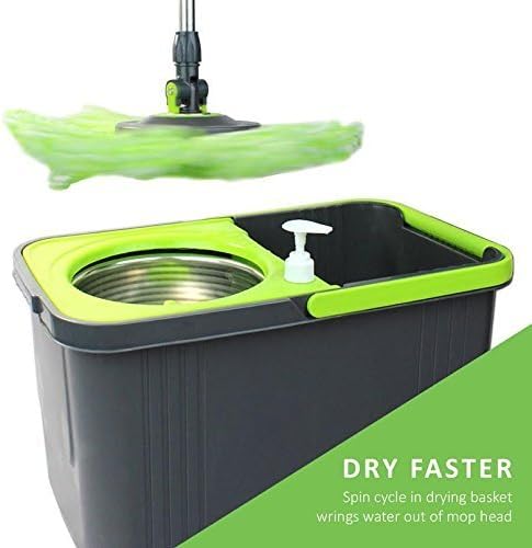 SIMPLI-MAGIC Spin Mop Dry Faster Wringing Action