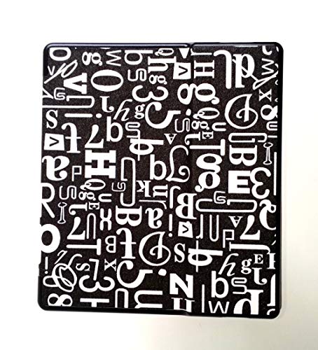 Capa para Kindle Oasis da 9a geração (2017-2018) - Fecho magnético - Leve - Rígida - Letras