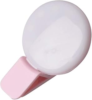 エツミ VLOG LEDクリップライト 3段調光タイプ ピンク スマホ・タブレット用LED撮影補助ライト VE-2262