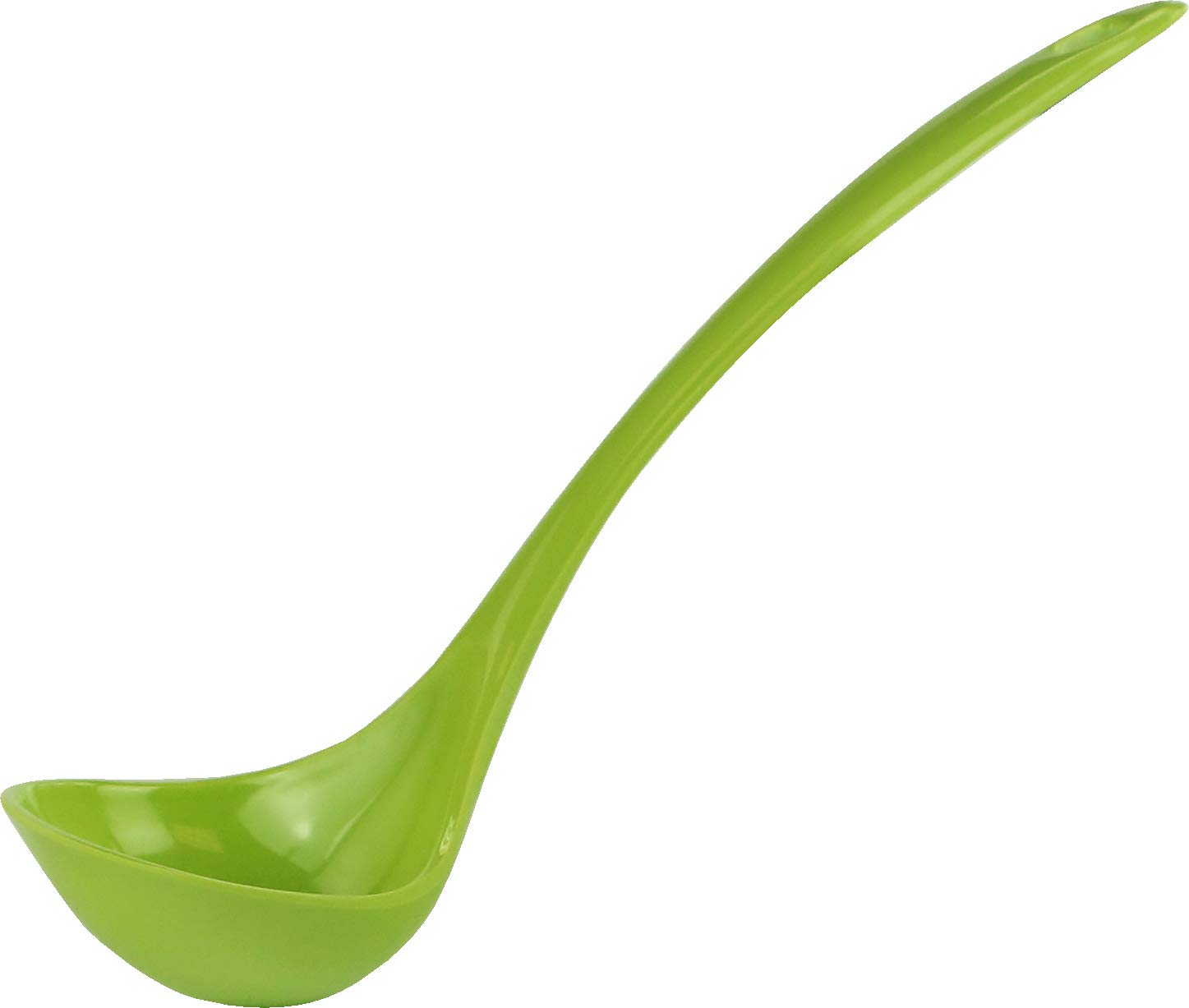 Reston Lloyd Louche de cuisine en mélamine de qualité supérieure avec poignée ergonomique résistante à la chaleur en plastique durable sans BPA Vert citron