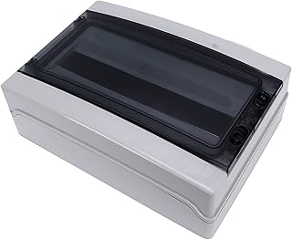 Power Distribution Box, 410x285x130mm DIN Rail Waterproof Outdoor MCB Power Boxes for Communication for Fire Fighting Equipment